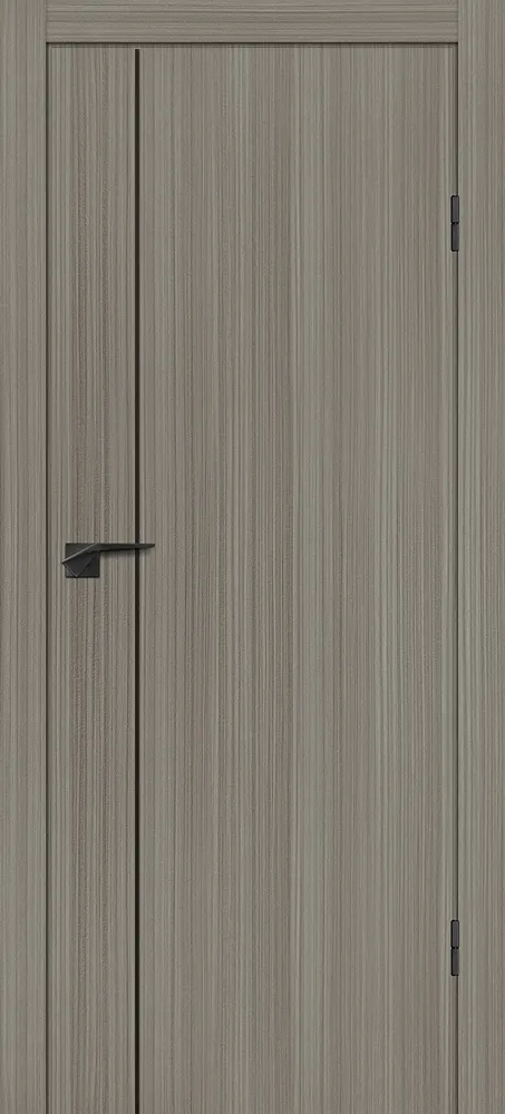 Фото Межкомнатная дверь P-21 AL черный молдинг Эвкалипт португальский