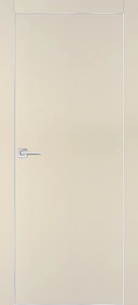 Фото Межкомнатная дверь PX-1 AL кромка с 4-х ст. Бежевый матовый